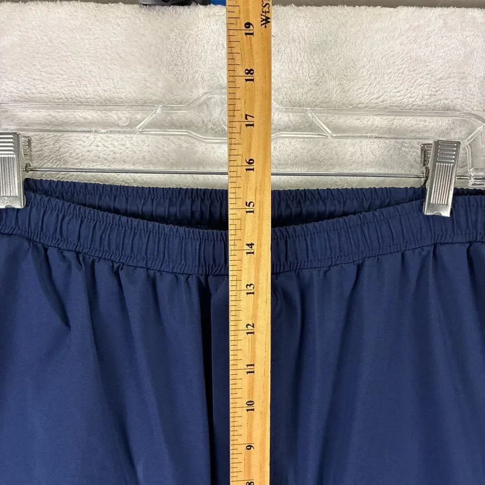 Zero Restriction Rain Pants Mens L Blue Gore-Tex Waterproof Preppy Outdoors USA
